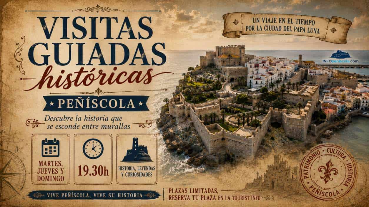 Recorrido guiado por la historia y monumentos de Peñíscola.