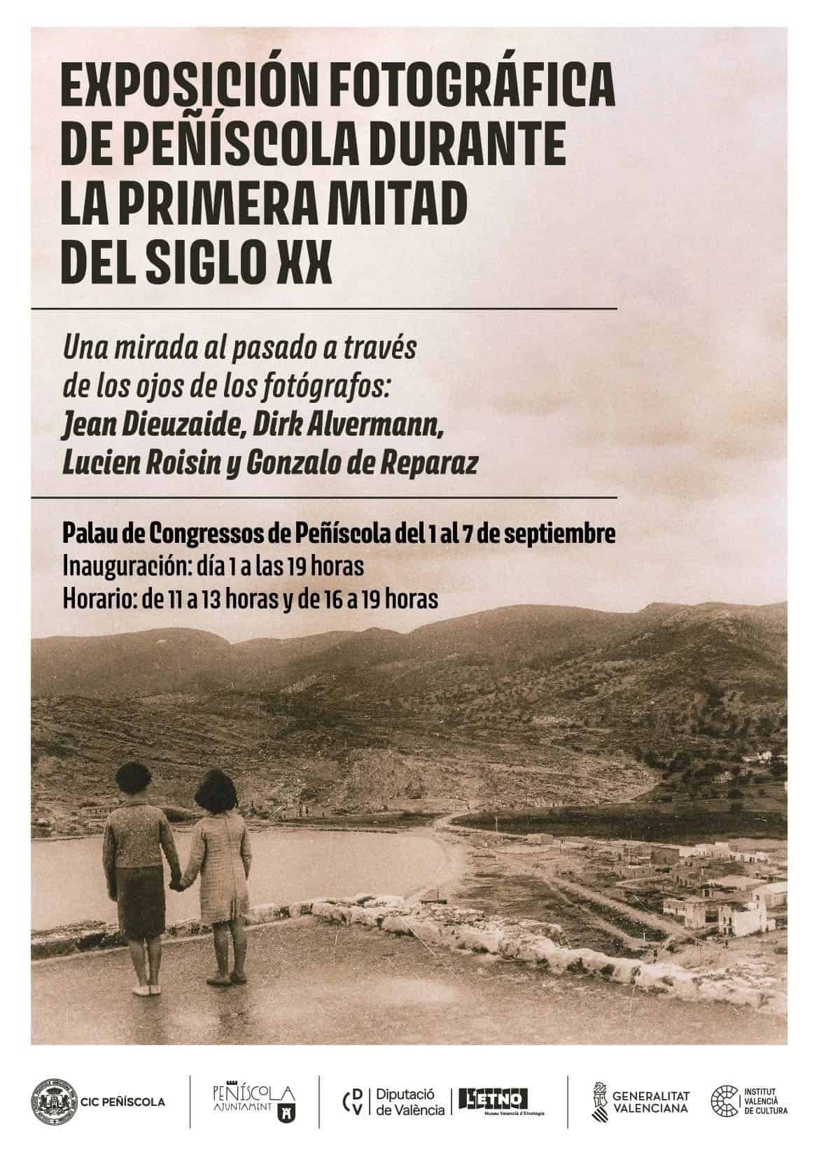 Cartel del evento Exposición Fotográfica de Peñíscola durante la primera mitad del siglo XX