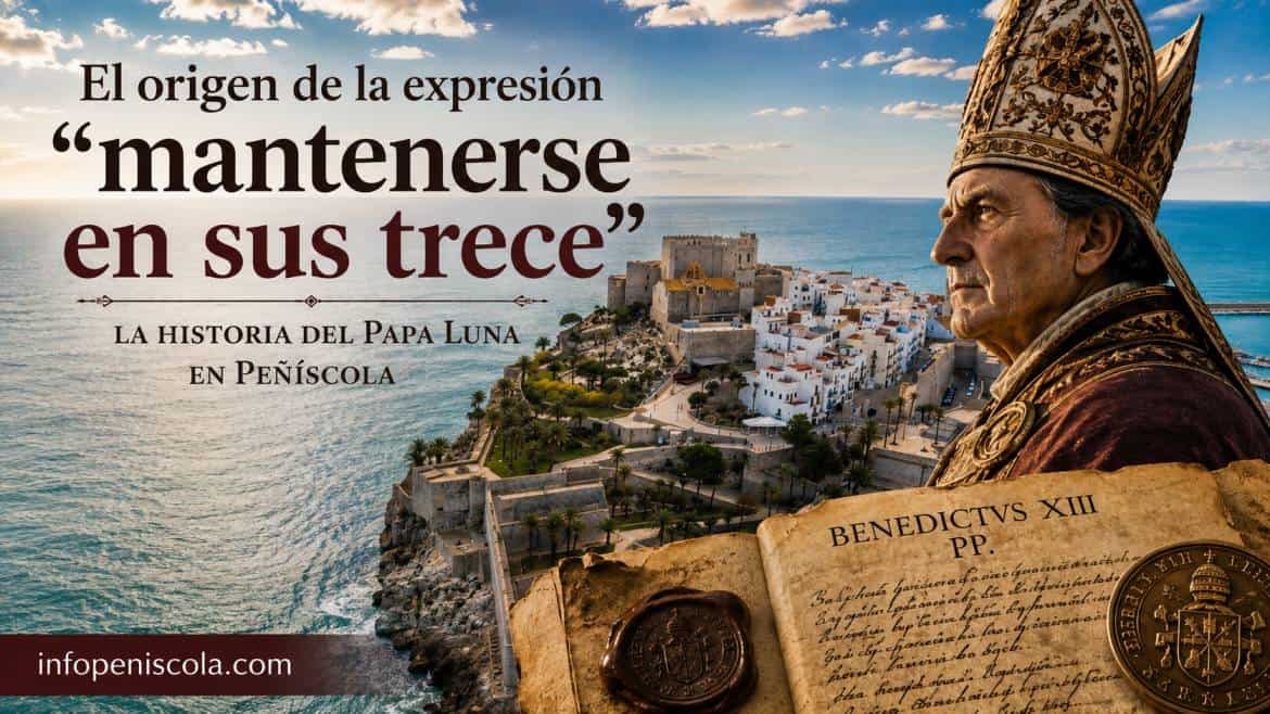 El Papa Luna y Peñíscola, origen de la expresión mantenerse en sus trece