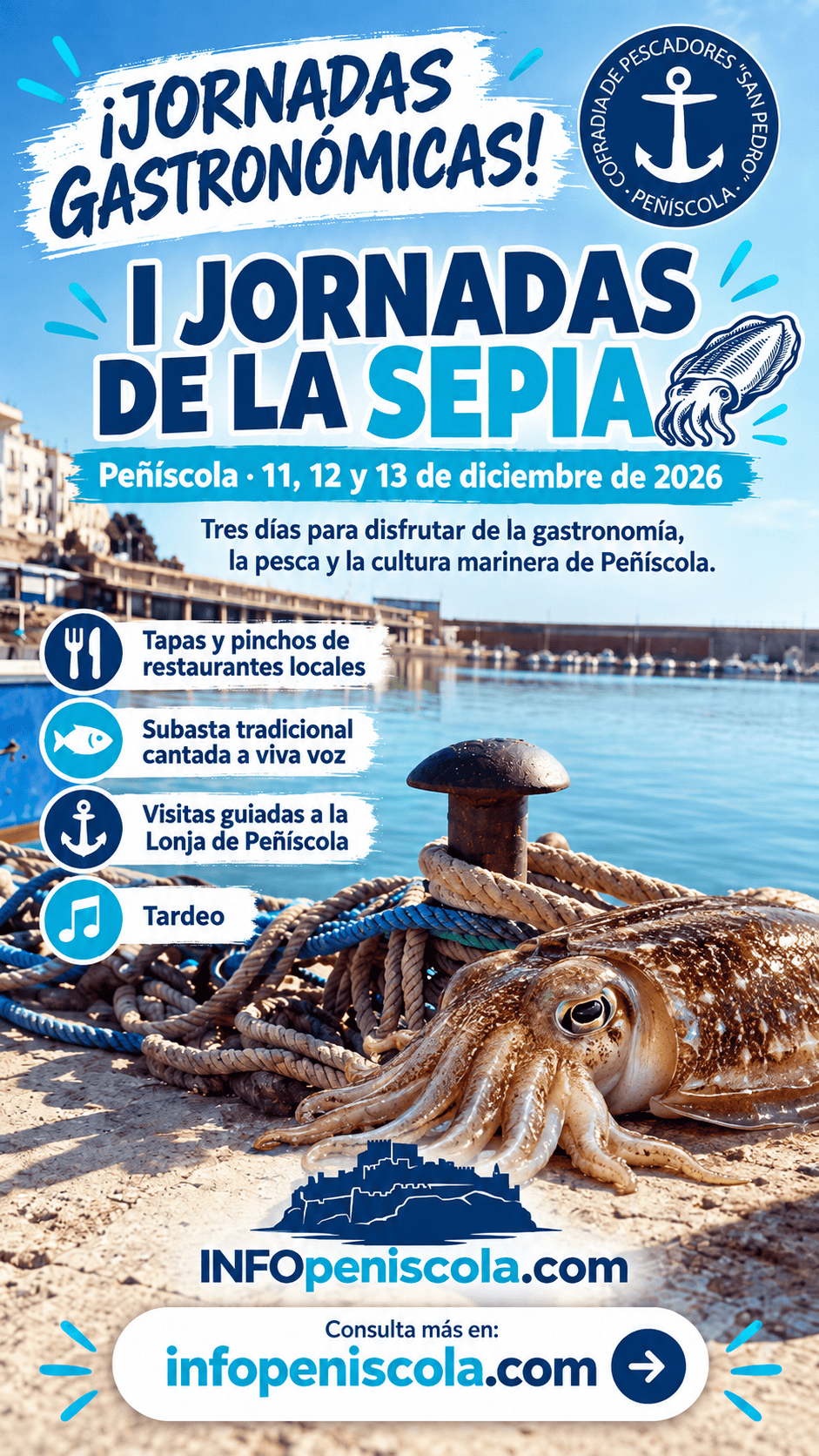I Jornadas Gastronómicas de la Sepia de Peñíscola - Diciembre 2026