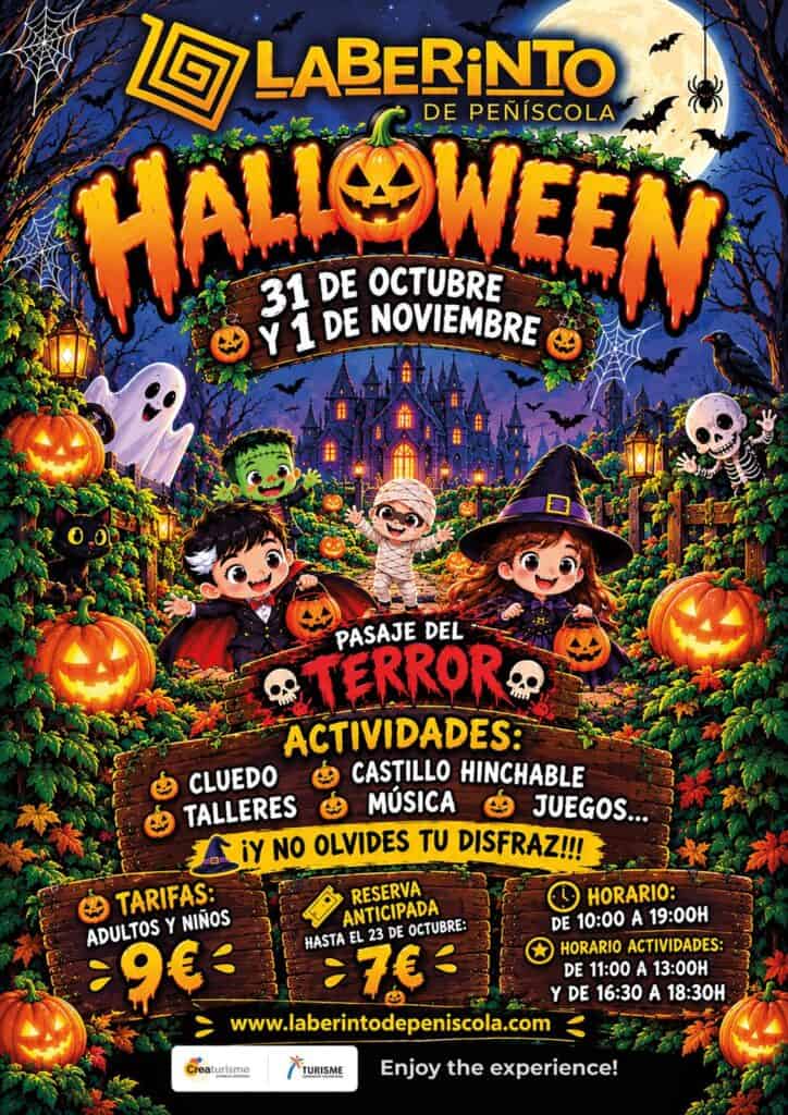 Imagen de la actividad de Halloween de Laberinto de Peñíscola
