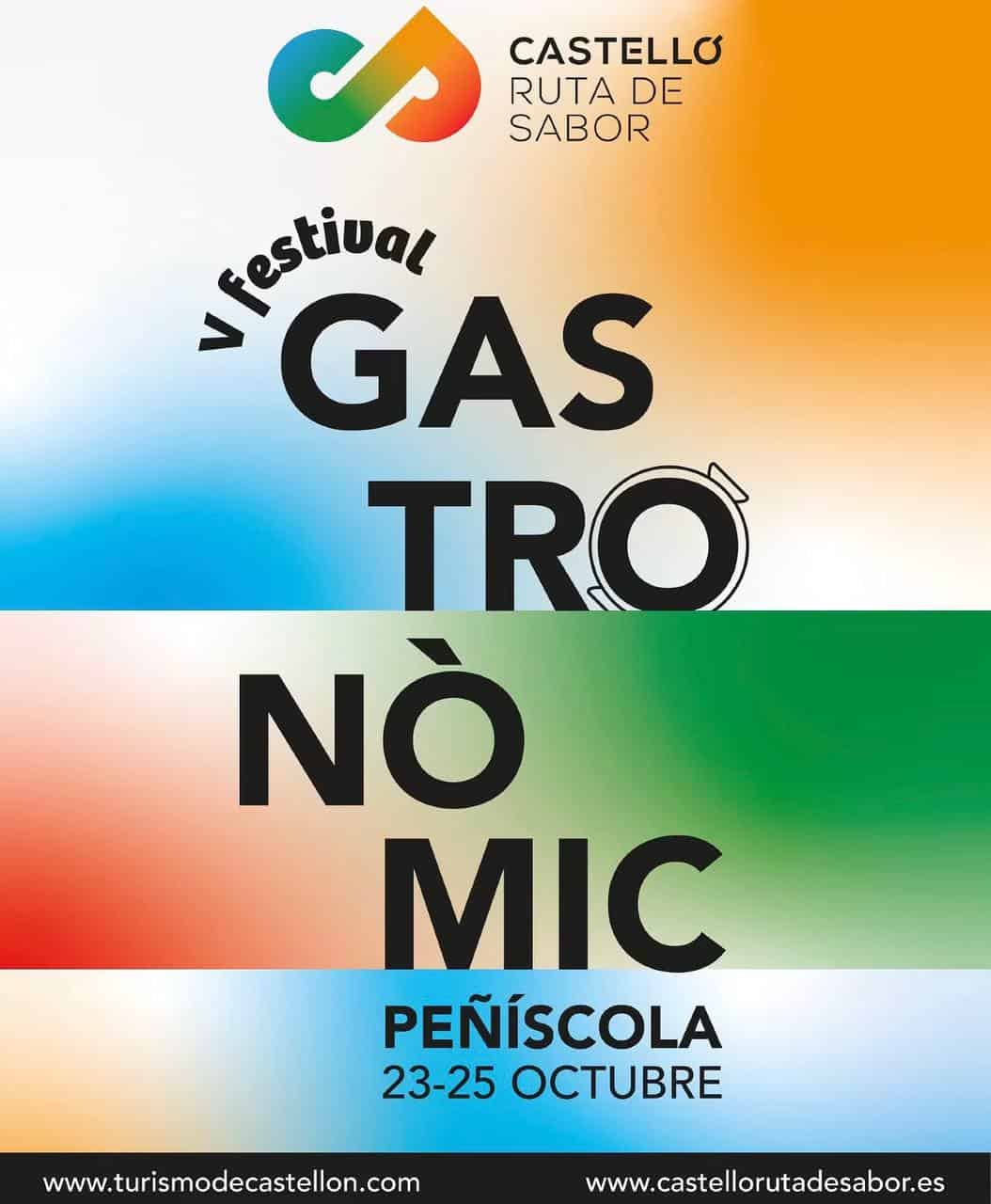 Cartel V Festival Gastronòmic Peñíscola 2026